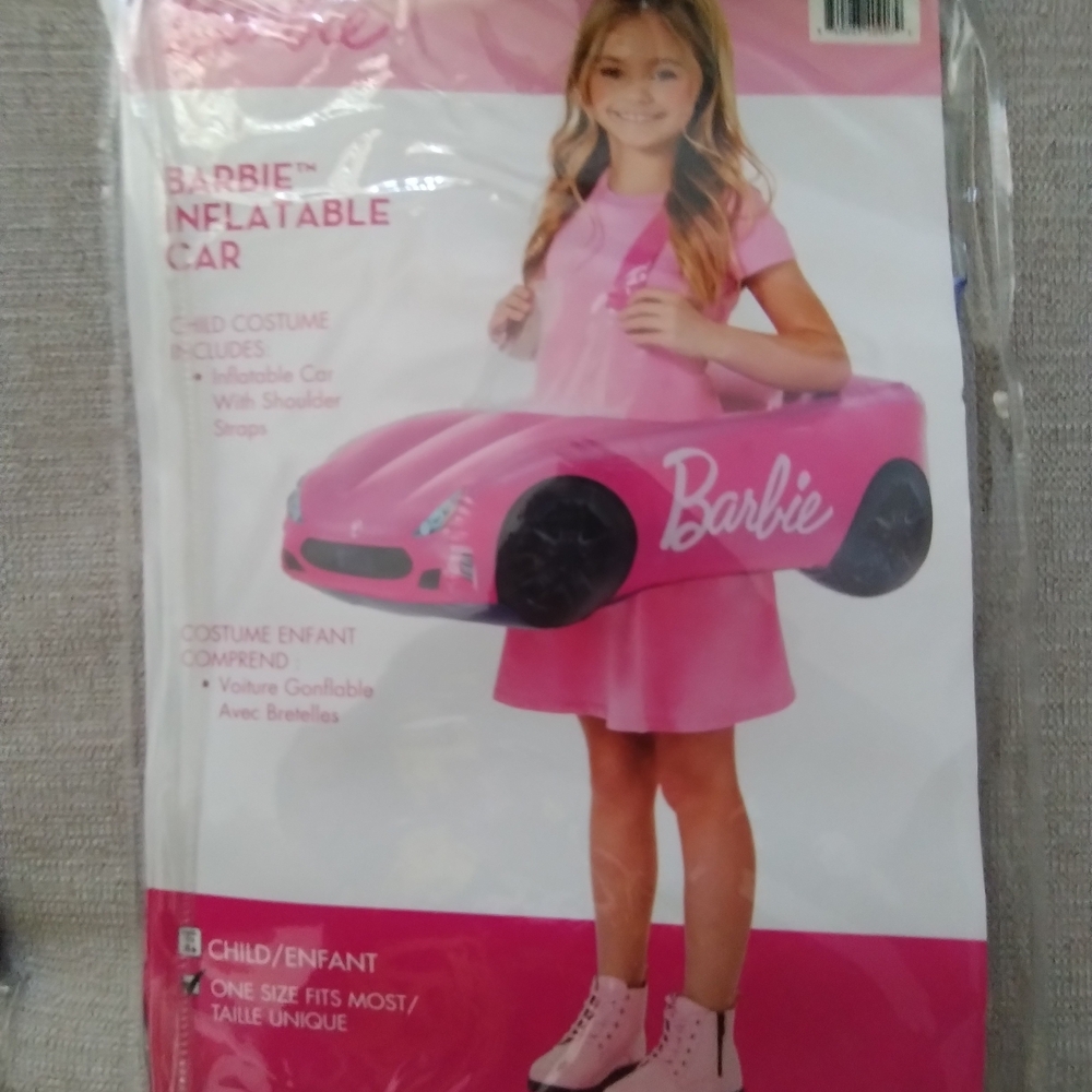 Barbie Pink Inflatable Car Costume for Kids